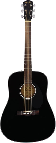 Fender CD 60S Acoustic Guitar in Black