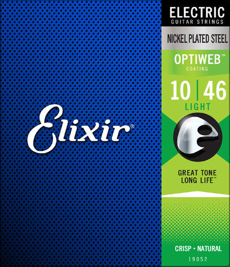 Elixir Optiweb Light Gauge 10-46 Electric Guitar Strings - 19052