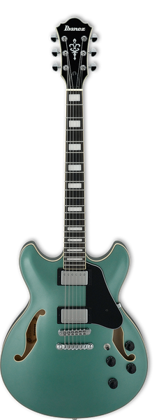 Ibanez AS73 OLM Artcore Hollow Body Guitar in Olive Metallic