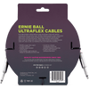 Ernie Ball Ultraflex 10ft Black Guitar Cable P06048