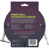 Ernie Ball Ultraflex 10ft Guitar Cable in Straight to Angle Jack - P06049