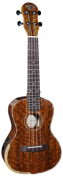 Barnes & Mullins BMUK5CE - Concert Elecro Ukulele in High Gloss Walnut