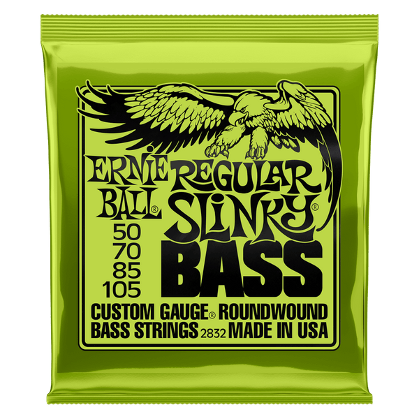Ernie Ball Regular Slinky 4 String 50-105 Bass Guitar Strings