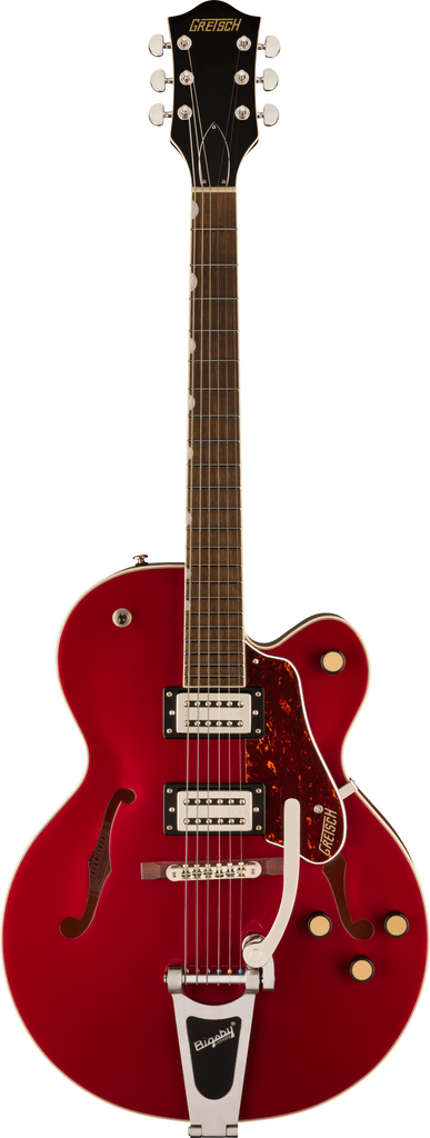 Red Gretsch electric guitar 