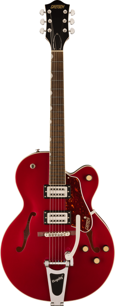 Red Gretsch electric guitar 