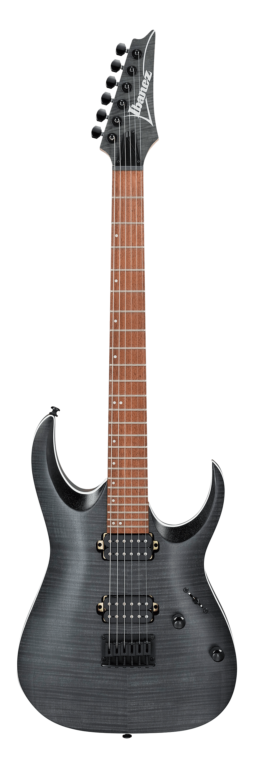 Ibanez RGA42FM Guitar - Transparent Grey Flat Ibanez RGA42FM Guitar - Transparent Grey Flat