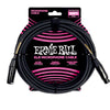 Ernie Ball XLR microphone cable packaging on a white background