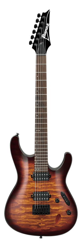 Ibanez S621QM Dreagon Eye Burst Electric Guitar.