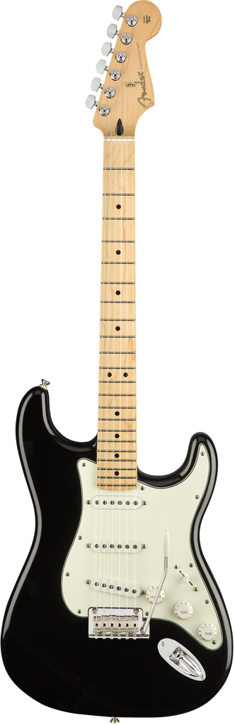 Fender Player Stratocaster Electric Guitar in Black with Maple Neck