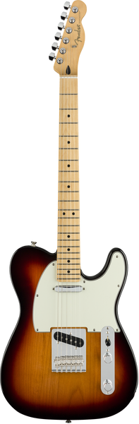 Fender player Telecaster Guitar with Sunburst Finish and Maple Neck