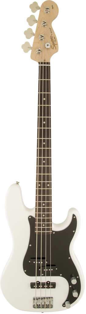 Squier Precision PJ Bass Guitar in Olympic White
