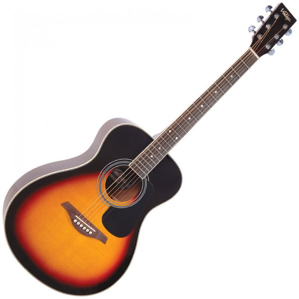 Vintage V300 Acoustic Guitar in Sunburst