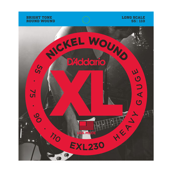 Daddario EXL230 Nickel Wound Bass Guitar Strings