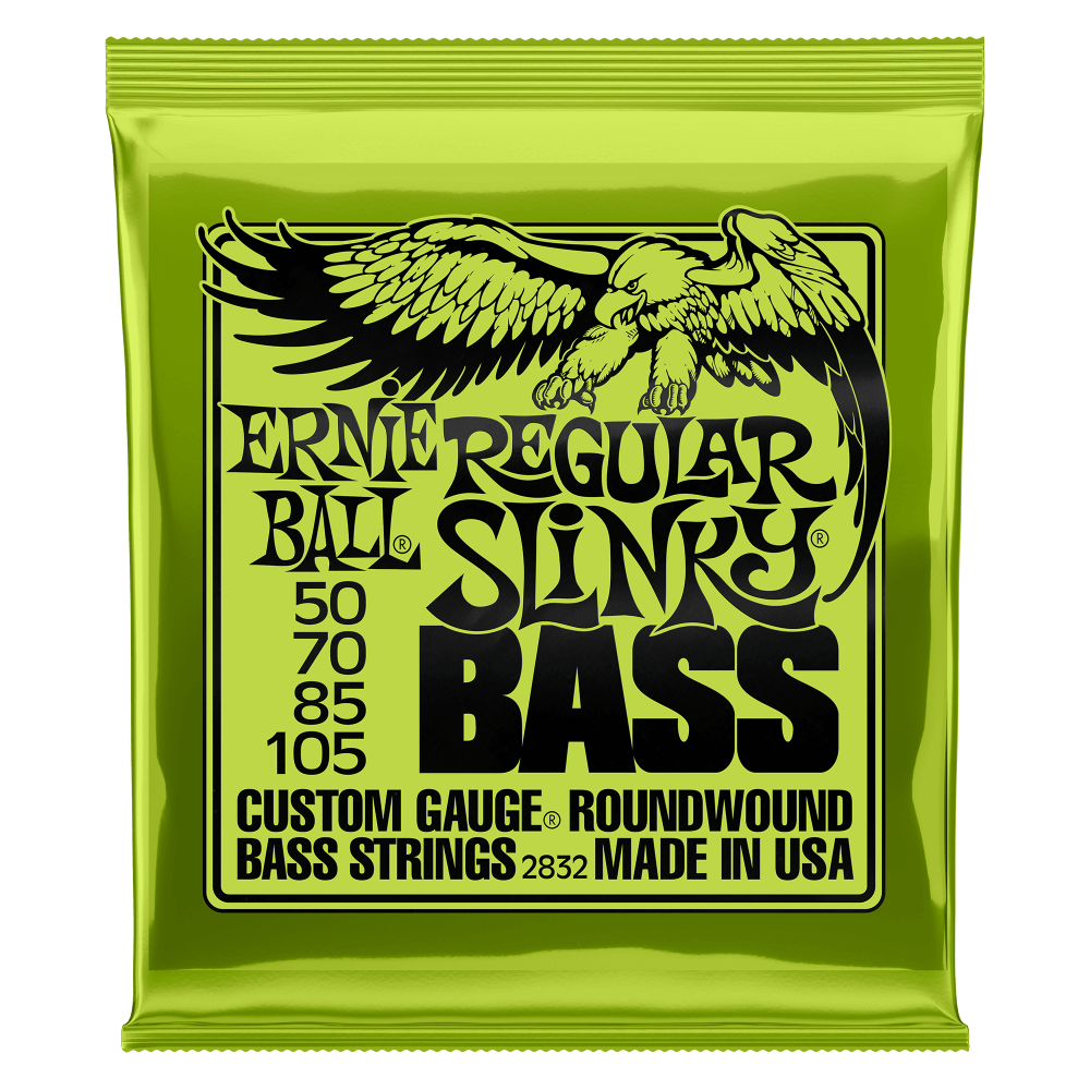 Ernie Ball Regular Slinky 4 String 50-105 Bass Guitar Strings